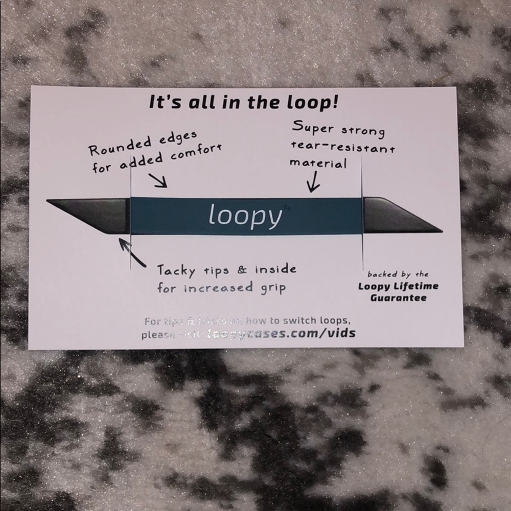 Dark teal Loopy replacement loop